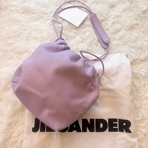 NWT Jil sander dumpling shoulder bag lavander